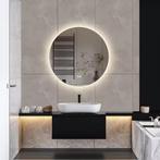 Ronde LED Badkamerspiegel 60x60cm – Dimbaar en Anticondens, Verzenden, Nieuw