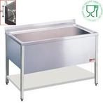 RVS Spoeltafel met 1 Kuip | 106x50x40 cm HorecaTraders, Zakelijke goederen, Horeca | Meubilair en Inrichting, Verzenden, Nieuw in verpakking