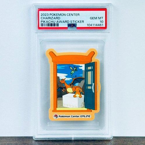 Pokémon Graded card - Charizard Pikachu Award Sticker -, Hobby en Vrije tijd, Verzamelkaartspellen | Pokémon