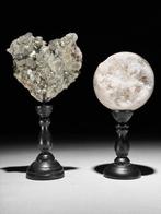 Geen minimumprijs - Paar prachtige pyriet en kwarts