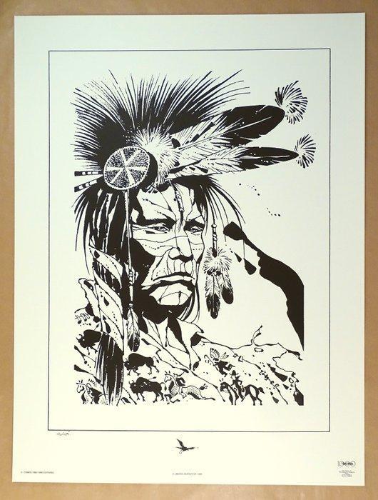 Comès, Didier - 1 Offset Print - Indien - 1992, Boeken, Strips | Comics