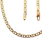 18 Krt. Gouden marine schakel ketting; Urban | 91 cm, Ophalen of Verzenden, Gebruikt, Overige kleuren, Goud
