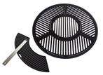 Gietijzeren grill combinatie set voor 57 CM BBQ (oa Weber), Verzenden, Nieuw