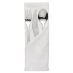 Servet Mitre Luxury wit - 100% katoen - 10 stuks - 55x55cm, Verzenden, Nieuw in verpakking