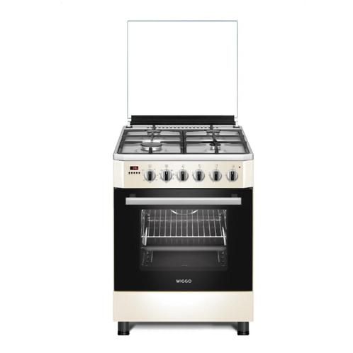 Wiggo WO-E609R(CX) Serie 9 - Gasfornuis - Créme Rvs, Witgoed en Apparatuur, Fornuizen, Nieuw, Verzenden