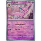 Espeon 033/131 Masterball Prismatic Evolutions, Hobby en Vrije tijd, Verzamelkaartspellen | Pokémon, Ophalen of Verzenden, Nieuw