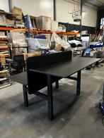 Refurbished Duo Zit Sta Bureau, Voorzien Van Nieuwe Bladen, Huis en Inrichting, Bureaus, Verzenden, In hoogte verstelbaar, Zo goed als nieuw