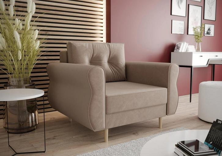 Fauteuil Anne - In verschillende kleuren beschikbaar!, Huis en Inrichting, Fauteuils, Nieuw, Verzenden