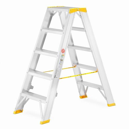 Stabiele Aluminium Trap met Antislip Treden - Compact en..., Doe-het-zelf en Verbouw, Ladders en Trappen, 2 tot 4 meter, Opvouwbaar of Inschuifbaar
