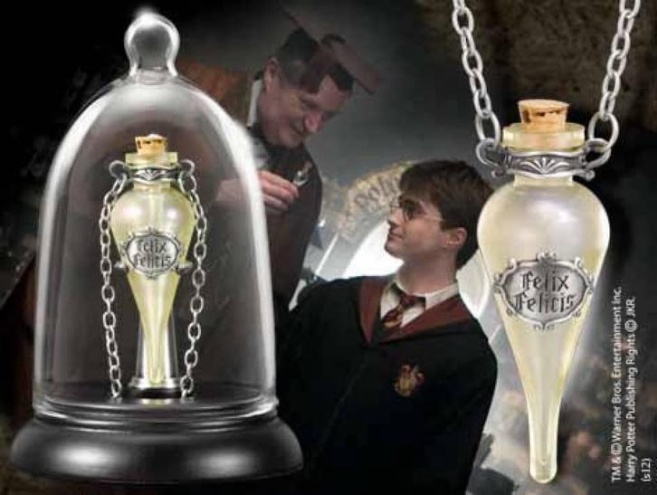 Harry Potter Felix Felicis Pendant and Display, Verzamelen, Film en Tv, Nieuw, Ophalen of Verzenden