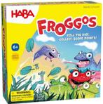 Froggos - Dobbelspel | Haba - Kinderspellen, Hobby en Vrije tijd, Gezelschapsspellen | Bordspellen, Verzenden, Nieuw