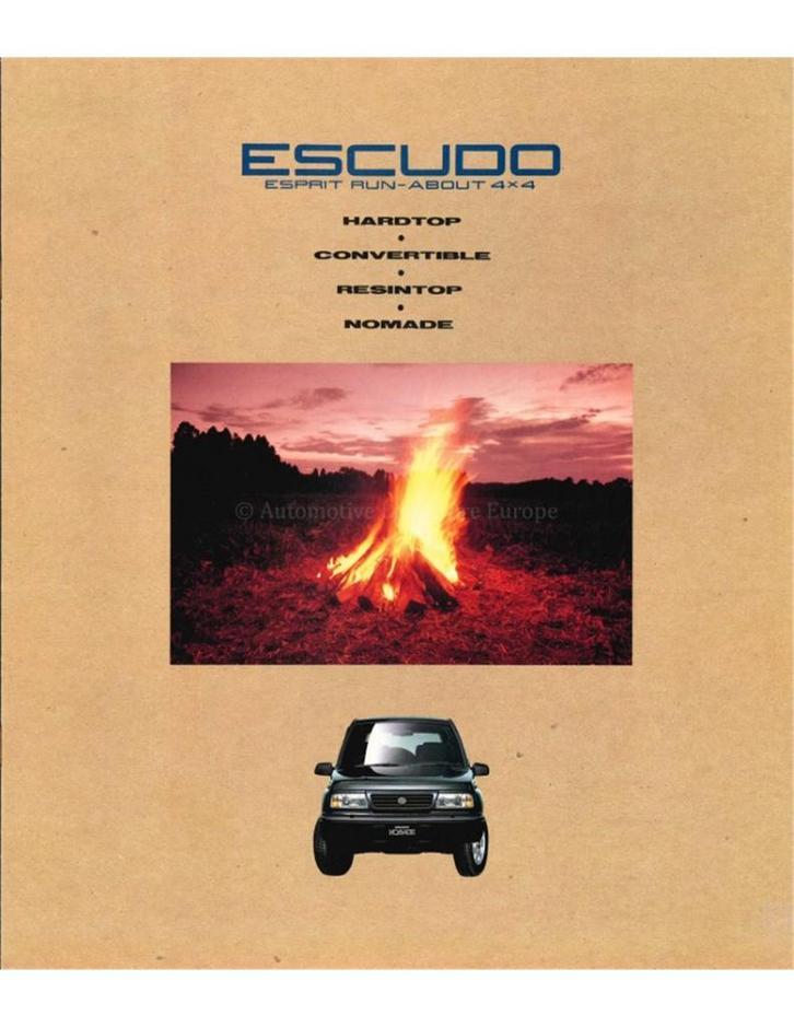 1991 SUZUKI ESCUDO BROCHURE JAPANS, Boeken, Auto's | Folders en Tijdschriften