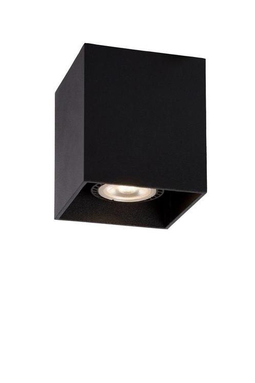 Lucide BOD - Plafondspot 8 cm GU10 Zwart, Huis en Inrichting, Lampen | Plafondlampen, Nieuw, Verzenden