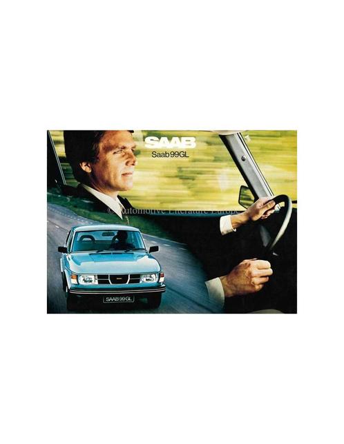 1977 SAAB 99 GL BROCHURE NEDERLANDS, Boeken, Auto's | Folders en Tijdschriften