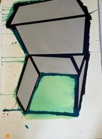 José Pedro Croft (1957) - Serigrafia sobre cartão com