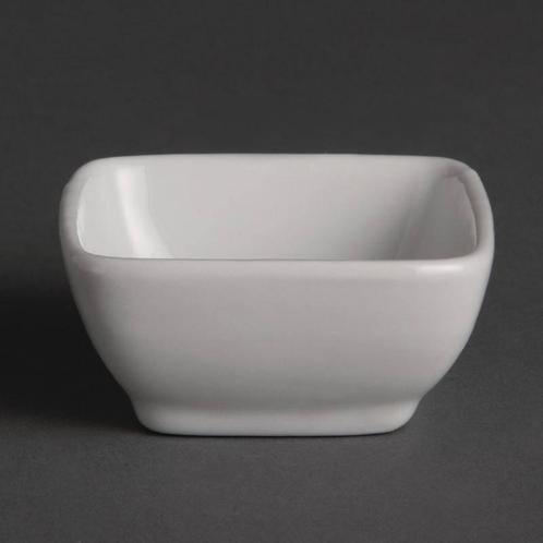 Serveerschaaltjes Vierkan 6x6 cm (Box 12), Zakelijke goederen, Horeca | Overige, Verzenden