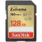 SanDisk Extreme 128GB SDXC Memory Card 180MB/s, Audio, Tv en Foto, Fotografie | Geheugenkaarten, Nieuw, Overige merken, Overige typen