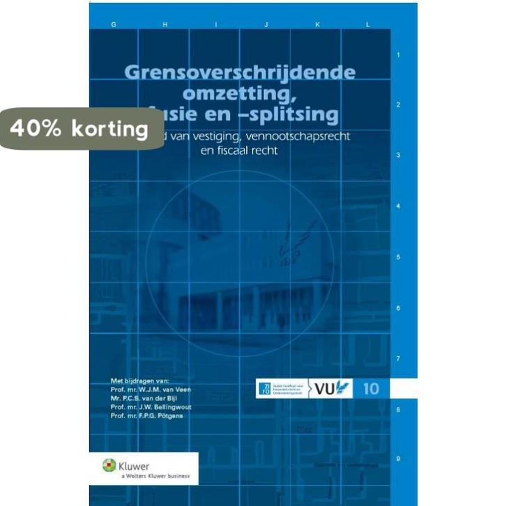 ZIFO-reeks 010 -  Grensoverschrijdende omzetting, -fusie en, Boeken, Wetenschap, Zo goed als nieuw, Verzenden