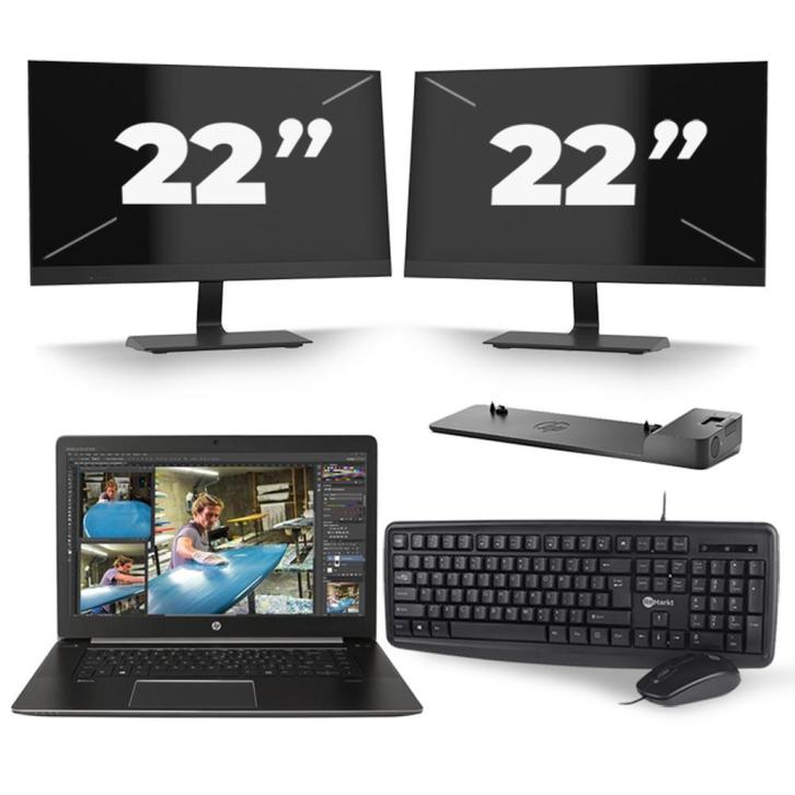 HP ZBook Studio G3 - Intel Core i7-6e Generatie - 15 inch -, Computers en Software, Windows Laptops, Zo goed als nieuw, Verzenden