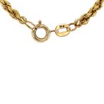 Gouden vintage koord collier 18 krt, Sieraden, Tassen en Uiterlijk, Kettingen, Ophalen of Verzenden, Nieuw