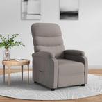 vidaXL Fauteuil verstelbaar stof taupe, Huis en Inrichting, Fauteuils, Verzenden, Nieuw
