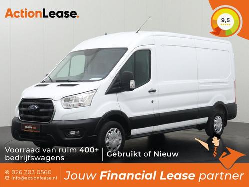 Ford Transit L3 H2 2022 €208 per maand, Auto's, Bestelauto's, Dealer onderhouden, Te koop, Zwart, Handgeschakeld, Financial lease