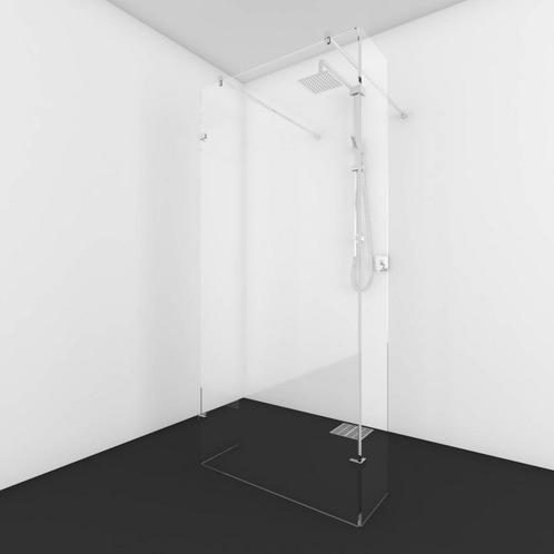 Vrijstaande Douchewand Van Rijn Helder Glas Met Haakse, Doe-het-zelf en Verbouw, Sanitair, Ophalen of Verzenden
