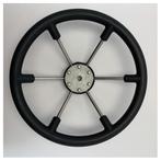 Bieden: Allpa Black Leather Steering Wheel for, Watersport en Boten, Ophalen of Verzenden, Nieuw, Overige typen, Zeilboot of Motorboot