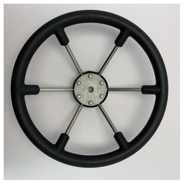 Bieden: Allpa Black Leather Steering Wheel for, Watersport en Boten, Bootonderdelen, Overige typen, Nieuw, Zeilboot of Motorboot