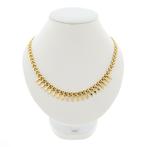 Gouden Cleopatra collier | 44,5 cm (schakelketting), Sieraden, Tassen en Uiterlijk, Kettingen, Ophalen of Verzenden, Gebruikt