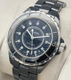 Chanel - J12 Black Cemaric Automatic (with 12 diamonds) -, Sieraden, Tassen en Uiterlijk, Horloges | Heren, Nieuw