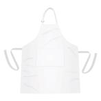 GGM Gastro | (5 stuks) Bistro schort - Wit - Lengte: 61 cm |, Verzenden, Nieuw, Wit, Schort
