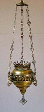 Godslamp - Gedecoreerd met adelaars. - Messing
