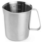 Maatbeker | RVS | 0.5L | Maatverdeling | Ø90x105(h)mm HENDI, Verzenden, Nieuw in verpakking