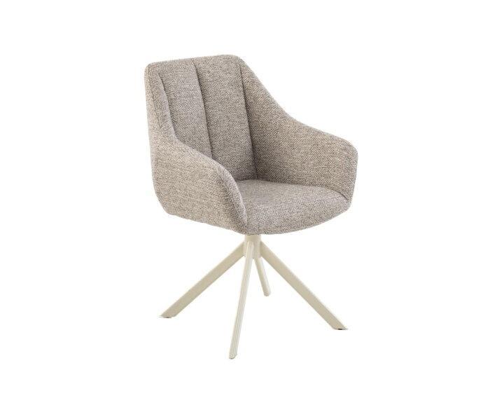 Eetkamerstoel Madrid poot Venus draaibaar Beige - Be great, Huis en Inrichting, Stoelen, Nieuw, Ophalen of Verzenden