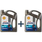 Shell Aanbieding: 2 X Advance 4T Ultra 10W40 4L, Verzenden