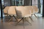 6x eetkamerstoel 435 Koopmans Meubelen draai Stof Creme, Huis en Inrichting, Stoelen, Ophalen of Verzenden, Nieuw, Stof, Modern, Design