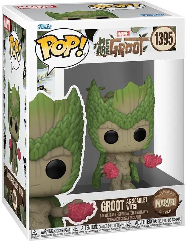 Funko Pop! - We Are Groot Scarlet Witch #1395 | Funko -, Verzamelen, Poppetjes en Figuurtjes, Nieuw, Verzenden