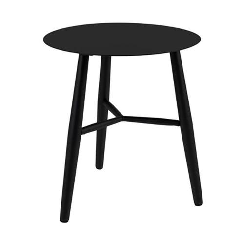 *WOONWINKEL* Brafab Vannes Rond Tafeltje Voor Buiten Zwart 4, Tuin en Terras, Tuinsets en Loungesets, Nieuw, Verzenden