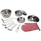 Bigjigs Kookset Staal van €24,99 voor €17,49, Ophalen, Nieuw