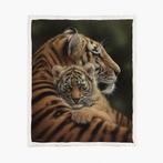 Fleecedeken - Cherished Tiger - 150x200cm, Huis en Inrichting, Ophalen of Verzenden, Nieuw