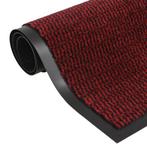 vidaXL Deurmat getuft 60x150 cm rood, Verzenden, Nieuw