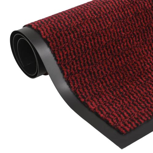 vidaXL Deurmat getuft 60x150 cm rood, Tuin en Terras, Deurmatten, Nieuw, Verzenden