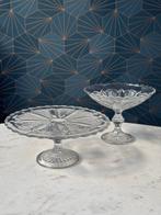 VERRERIES DE BEIGNEE - SA des PAVILLONS - Taartstandaard (2), Antiek en Kunst