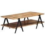 vidaXL Salontafel 115x60x40 cm massief mangohout, 100 tot 150 cm, Verzenden, Nieuw, 50 tot 100 cm