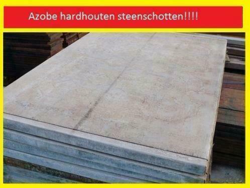 Steenschotten houten paardenbak terras vlonder beschoeiing, Doe-het-zelf en Verbouw, Hout en Planken, Overige houtsoorten, Minder dan 200 cm