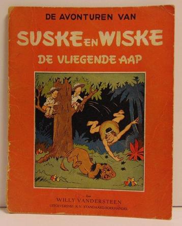 Suske en Wiske 2 - De vliegende aap - Eerste druk - 1 beschikbaar voor biedingen