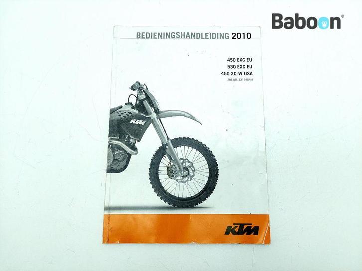 Instructie Boek KTM 450 EXC-F 2008-2011 Dutch (3211484nl), Motoren, Onderdelen | Overige, Gebruikt, Verzenden
