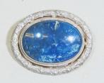 Zonder minimumprijs - Broche Zilver Lapis lazuli -