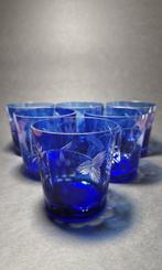 Hortensja - Hortensja - Pot (6) - Kobalt blauw - Glas,, Antiek en Kunst